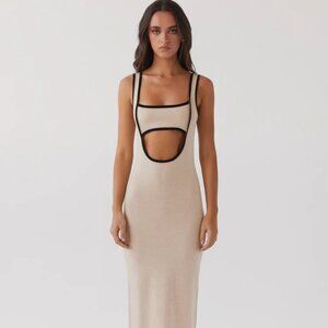 Peppermayo ~ Maxi Dress ~ Size S/M ~ Lost in Paris Knit - Tapioca